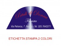 Etichette adesive per fioristi, fiorai e vivaisti (mm 54x26)  (cod.91G)